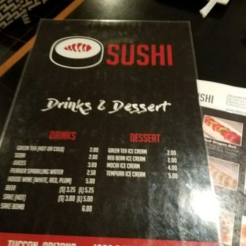 O Sushi Restaurant - Drink selection - Sushi Bars Near Me - Tucson, Arizona