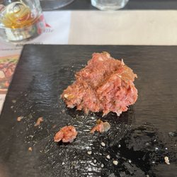 Courtepaille - Steak tartare suppose être coupé au couteau