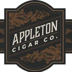 Appleton Cigar - This brown and tan logo mimics a cigar band.