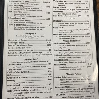 Zayra's Cafe - Menu - Comfort Food Near Me - Springer, New Mexico