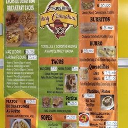 Menu as of 05-10-2024