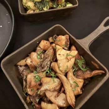 Citrone Italian Chophouse - Brussels sprouts and seasonal mushrooms - New American Near Me - Redlands, California