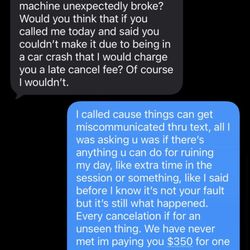 Coach Gareth - Text messages
