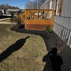 Givens Landscaping - Beds edged, weeded, weed preventer, mulched