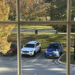 Physicians Eye Care & Laser Center - Parking area. Stef had me sit and read the license plates to check the prescription of my contacts!