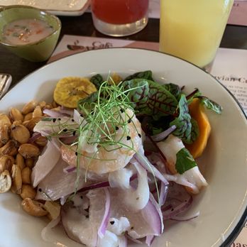Cafe De Martin - Ceviche mixto - Peruvian Near Me - Tallahassee, Florida Cafe De Martin - Ceviche mixto - Peruvian Near Me - Tallahassee, Florida