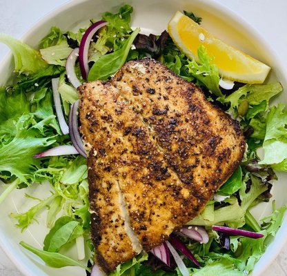 Salty Blue Fish & Chips by null