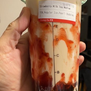 Gong Cha - Strawberry Milk Tea! Delicious! - Bubble Tea Near Me - Worcester, Massachusetts Gong Cha - Strawberry Milk Tea! Delicious! - Bubble Tea Near Me - Worcester, Massachusetts