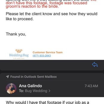Wedding Bug - Videographer did not record anything other than tons of BUILDING videos with a drone also LEFT EARLY so didn't record anything fun - Wedding Planning Near Me Wedding Bug - Videographer did not record anything other than tons of BUILDING videos with a drone also LEFT EARLY so didn't record anything fun - Wedding Planning Near Me