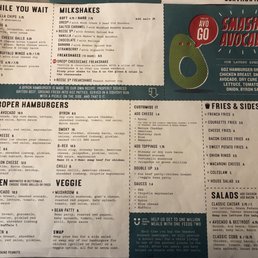 Menu as of 22 Jan