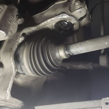 Tires 4 Less - As you can see the metal chippings where the new strut was replaced, yet the mechanic banged it up! - Tires Near Me - Merced, California