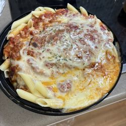 Arman's Pizza & Grill - Veal parm (2 huge cutlets) and plenty of cheese