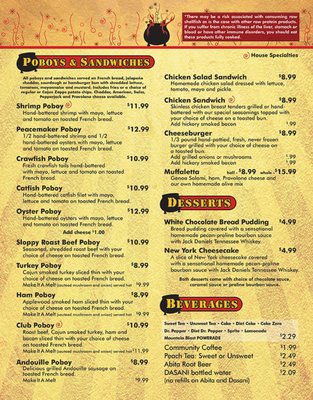 Menu photo 5 Ponchatoulas Ruston, LA