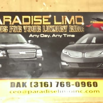 Paradise Limo - Dak's business card - Limos Near Me Paradise Limo - Dak's business card - Limos Near Me