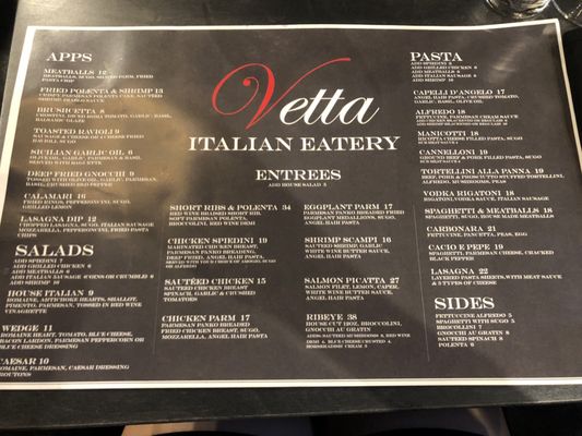 Menu photo 8 Vetta Italian Eatery Lee's Summit, MO Menu photo 8 Vetta Italian Eatery Lee's Summit, MO