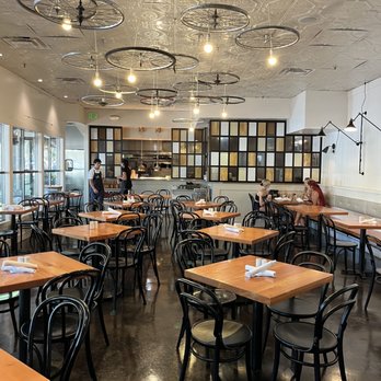 Cafe Bernardo  - he interior of the restaurant - New American Near Me - Davis, California