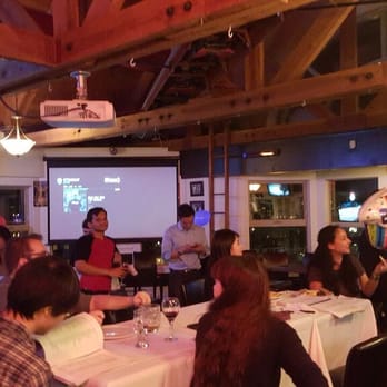 Lighthouse Bistro & Pub - The layout for a special event on the 2nd floor. Host your next party or event here up to 50 guests! - Seafood Near Me - Nanaimo, British Columbia