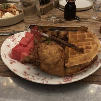 Yardbird - Waffle, chicken, watermelon - Southern Near Me - Las Vegas, Nevada