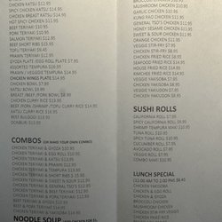 King's Teriyaki - Updated Menu 02/21/2023