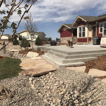 Front Range Landscape and Nursery - Stone bridge over river rock drainage area - Nurseries & Gardening Near Me - Franktown, Colorado Front Range Landscape and Nursery - Stone bridge over river rock drainage area - Nurseries & Gardening Near Me - Franktown, Colorado