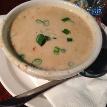 Kauai Island Brewing - Bowl of ahi corn chowder. I'm used to a thick Southern crab and corn chowder; this tasted similar (but thinner consistency) - American Near Me - Eleele, Hawaii