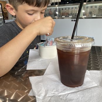 Dover Scoops & Brews - 2 scoops & a small iced coffee - Coffee & Tea Near Me - Dover, New Jersey