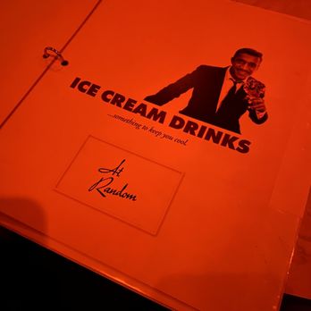 At Random - Ice Cream Drink Menu Section - Cocktail Bars Near Me - Milwaukee, Wisconsin