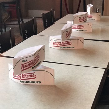 Krispy Kreme - Cute hats for little kids, or adults alike. - Donuts Near Me - Jersey City, New Jersey Krispy Kreme - Cute hats for little kids, or adults alike. - Donuts Near Me - Jersey City, New Jersey
