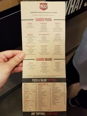Menu photo 5 MOD Pizza Houston, TX