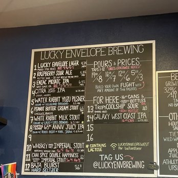 Lucky Envelope Brewing - Beer list - Breweries Near Me - Seattle, Washington