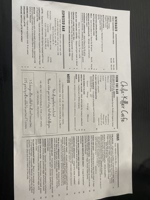 Menu photo 8 Chila-killer Cafe Rohnert Park, CA