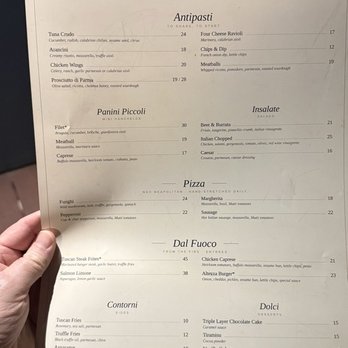 Altezza Rooftop Bar - Dinner Menu - September 2026 - Italian Near Me - Chicago, Illinois