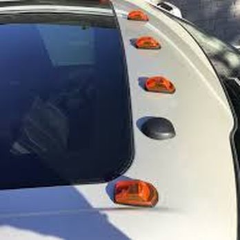 Auto Additions - The proper placement for cab lights. Another company did these cab lights - Car Window Tinting Near Me - Westerville, Ohio Auto Additions - The proper placement for cab lights. Another company did these cab lights - Car Window Tinting Near Me - Westerville, Ohio