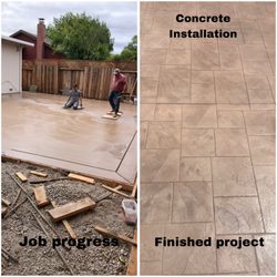 Farias Landscaping  - Concrete installation