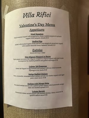 Menu photo 3 Villa Rifici Absecon, NJ