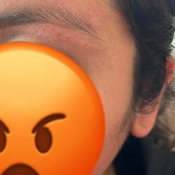 Eyebrow Threading Bar - The skin around my eyebrows was so tender and it was bleeding.  The lady was so rough. I've never experienced this before.