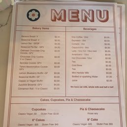 Menu Menu