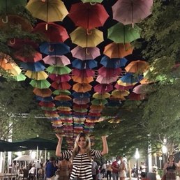 Umbrella sky installation in 2018 Umbrella sky installation in 2018