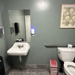 The Pottery Shop - Gender Neutral Restroom onsite; also public Town Square restrooms are nearby too