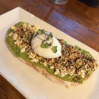 Somewhere - Vegan toast with poached egg - Breakfast & Brunch Near Me - Rehoboth Beach, Delaware Somewhere - Vegan toast with poached egg - Breakfast & Brunch Near Me - Rehoboth Beach, Delaware