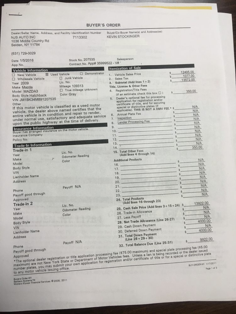 NJS AUTO OUTLET Auto Repair 1036 Middle Country Rd, Selden, NY