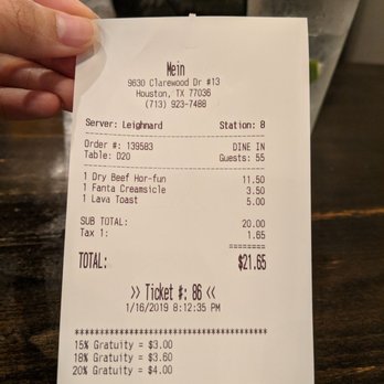 Mein Restaurant - Chinese Near Me - Houston, Texas