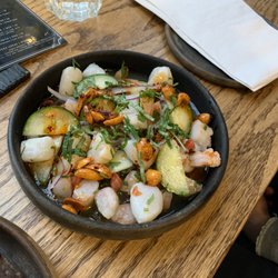ConMi Taco - Ceviche of shrimp and scallops
