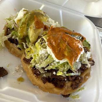 La bahia Cora - Huge Carne Asada Sopes $8.00 each - Tacos Near Me - Fresno, California La bahia Cora - Huge Carne Asada Sopes $8.00 each - Tacos Near Me - Fresno, California
