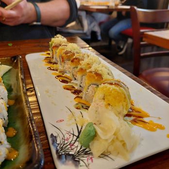 Sushi Boat - two plates of sushi on a table - Sushi Bars Near Me - Saint Charles, Missouri