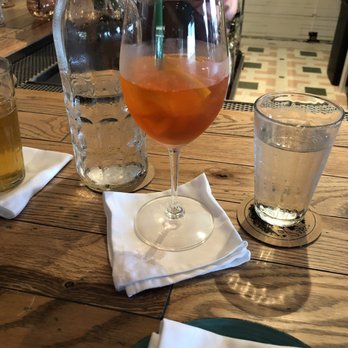 Gemelle - Aperol spritzer. They're making their own limoncello in house & have an aperol spritzer with that added that I'll have to try next time. - Italian Near Me - Fort Worth, Texas Gemelle - Aperol spritzer. They're making their own limoncello in house & have an aperol spritzer with that added that I'll have to try next time. - Italian Near Me - Fort Worth, Texas