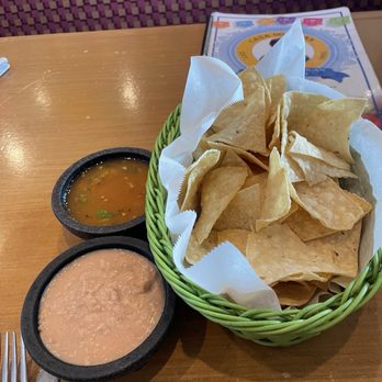 Casa Don Juan  - Summerlin - Chips, salsa, and beans for the table to start. - Mexican Near Me - Las Vegas, Nevada
