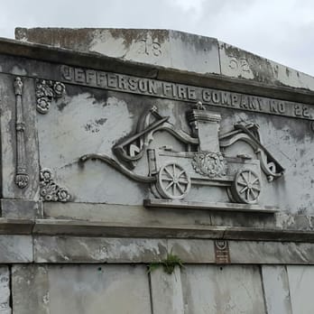 Lafayette Cemetery No.1 - Fireman's tomb, brigade no longer around. Save our cemeteries keeps this one up - Funeral Services & Cemeteries Near Me - New Orleans, Louisiana Lafayette Cemetery No.1 - Fireman's tomb, brigade no longer around. Save our cemeteries keeps this one up - Funeral Services & Cemeteries Near Me - New Orleans, Louisiana