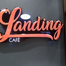 Sign out front.