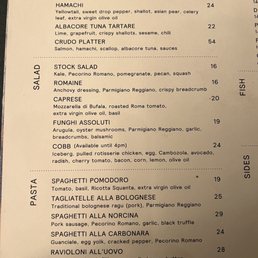 Salad, pasta, crudo Salad, pasta, crudo